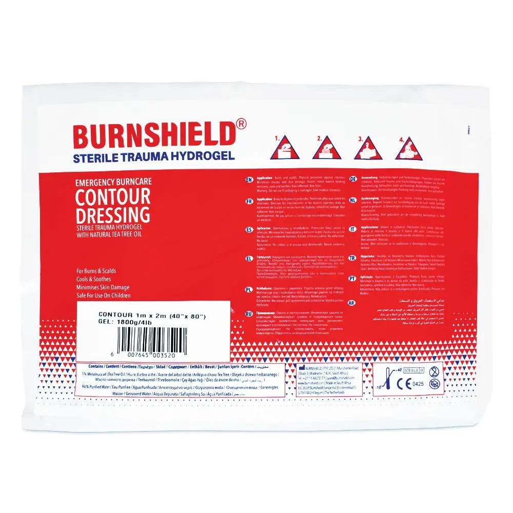 Burnshield Contour Single Kit Vebrennungs Set