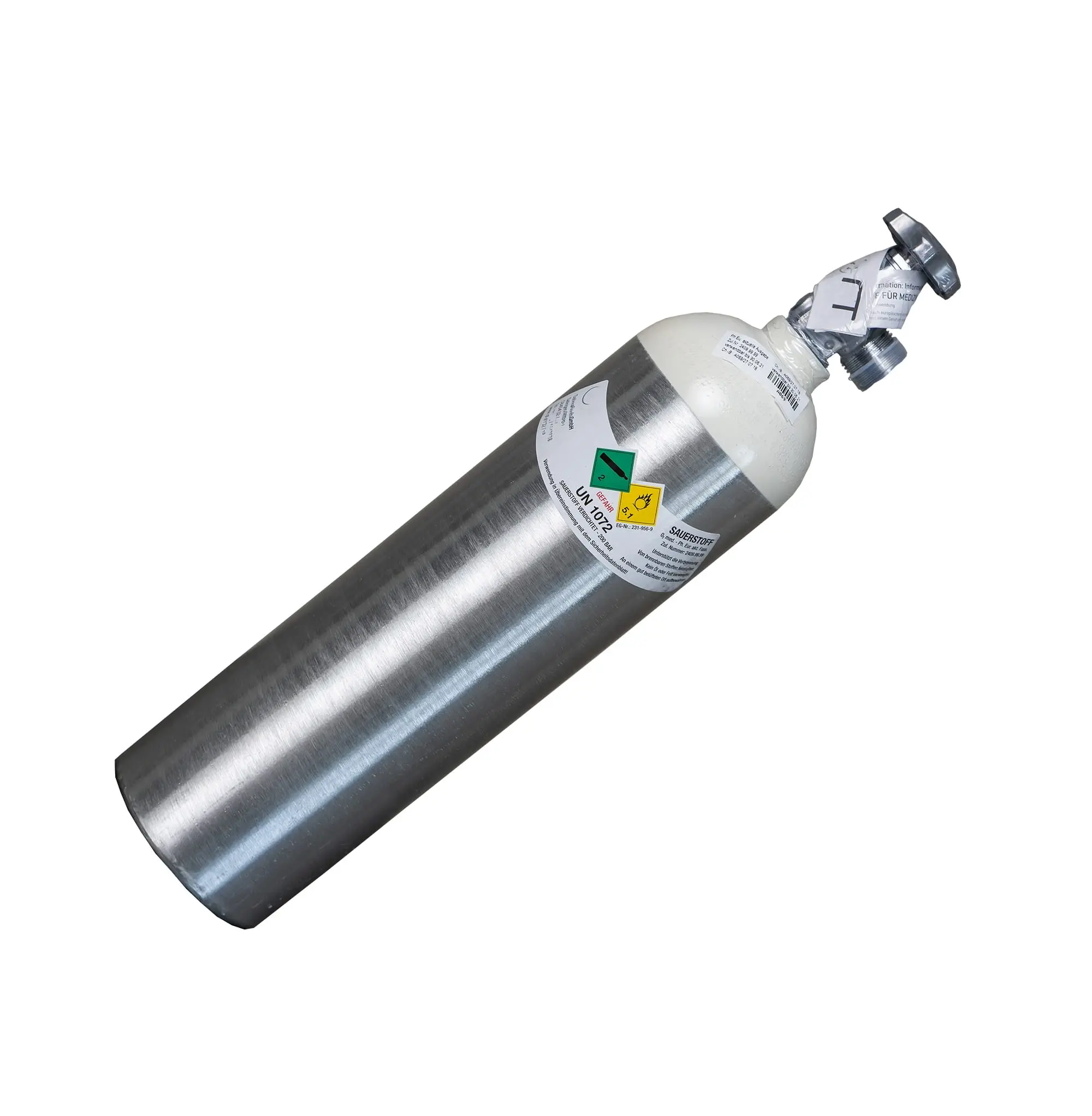 2 Liter Sauerstoff 2L - FREISINGER-Gas & Technik