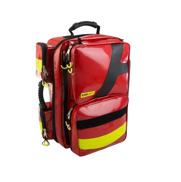 AEROcase PRO Notfallrucksack Plane aus Planenmaterial, Größe L, unbefüllt  oder mit Füllung nach DIN 13157, DIN 13169 und DIN 14142 bei www.my-erste- hilfe-shop.de